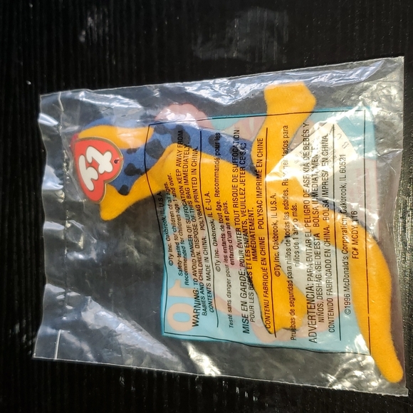 MCDONALD'S TY TEENIE BEANIE BABIES. LIZZ